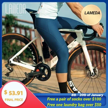 Lameda Мужские велосипедные брюки 3/4, колготки, черные велосипедные брюки, мужские велосипедные брюки капри, велосипедные укороченные брюки 3/4, Эластичные дышащие