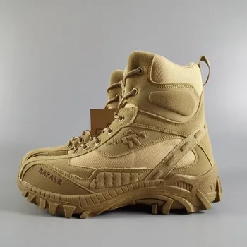 Военная обувь для мужчин, носимые тактические ботинки, мужские модные военные боевые ботинки, нескользящие уличные ботинки, мужские