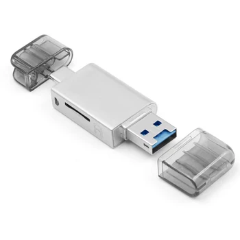 USB-C Type C /USB 2.0-NM Nano-карта памяти TF Micro-SD Card Reader для мобильных телефонов и ноутбуков Huawei