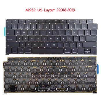 Сменная клавиатура американской раскладки для MacBook A1932 Клавиатура 2018 2019 года выпуска с подсветкой EMC3184