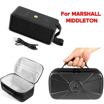 Квадратная сумка для динамика, Ударопрочный ящик для переноски и хранения для MIDDLETON, сумка для динамика с внутренним карманом, защитный держатель