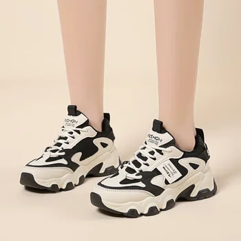 2023 Модные Новые женские кроссовки на платформе, повседневная спортивная обувь с дышащей сеткой для женщин, Роскошная женская обувь для бега на открытом воздухе