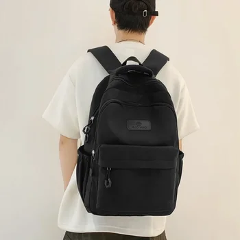 Милый рюкзак для студенток колледжа с несколькими карманами, женская школьная сумка для ноутбука большой емкости, Модный Нейлоновый Женский рюкзак Kawaii Travel