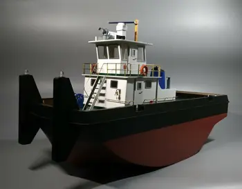 Буксир-толкатель Hobby Springer в масштабе 1/35, наборы деревянных моделей кораблей, набор для лодки своими руками
