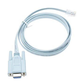 Консольный кабель USB RJ45 Cat5 Ethernet-Rs232 DB9 COM-порт, маршрутизаторы с последовательным подключением, сетевой адаптер, длина кабеля 1,5 м