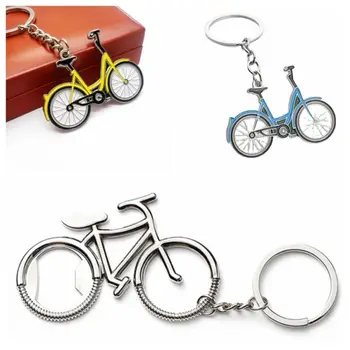 Металлический Велосипедный брелок, Мужские подарки, Многофункциональный брелок для открывания бутылок в форме велосипеда, Креативные Велосипедные брелоки на День Благодарения