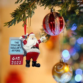 2022 Рождественский Бензиновый Кулон Санта-Клауса, Забавный Декор автомобиля, Украшения для детей, Девочек, мальчиков, Украшения сумок