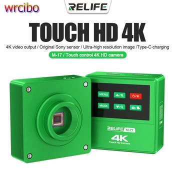 RELIFE M-17 HDMI 1080P HD Пикселей Видеокамера 4K Может Делать Фото/Записывать видео Инструменты Для Ремонта Камеры С Тринокулярным Прецизионным Микроскопом