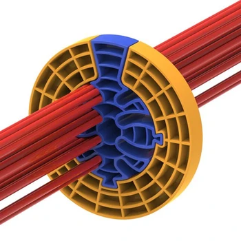 Сетевое чесальное устройство, кабельная расческа из огнестойкого АБС-пластика, универсальные инструменты для прокладки сетевых кабелей и чесания