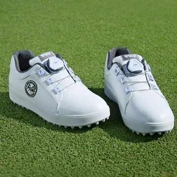 Детский гольф PGM, летняя водонепроницаемая нескользящая спортивная обувь, спортивная обувь со шнурками, спортивная обувь для мальчиков и девочек, повседневная спортивная обувь