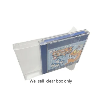 Прозрачный защитный чехол из ПЭТ-пластика для Dreamcast DC версия для ЕС, коробка для показа коллекции игровых карт, коробка для хранения, защитная коробка