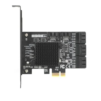PCI-E на 8 портов, 4 порта Sata3.0, расширенная карта, 6G адаптер, карта расширения, IPFS жесткий диск 88se9215