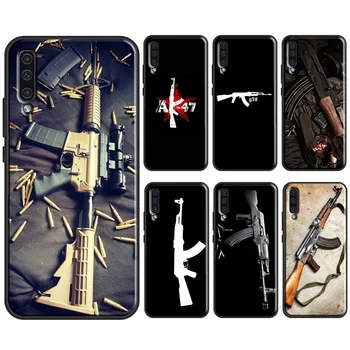 AK47 Пистолет Пули Чехол Для телефона Samsung Galaxy A50 A70 A02S A20S A21S A52S A12 A32 A52 A72 A51 A71 Чехол