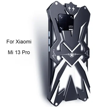Металлическое Стальное Оборудование Ударопрочный Алюминий Для Xiaomi Mi 13 Pro Бронированный Чехол Для Телефона Funda Для Xiaomi Mi 13 Pro Специальный Дизайн Coque