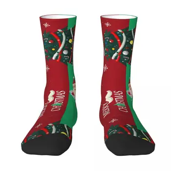 Зимние носки унисекс Санта Клауса, походные носки Happy Socks, уличный стиль Crazy Sock