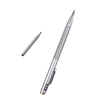 Прочная ручка для черчения Ручные инструменты Наконечник из карбида алюминия для гравировки металлического листа Стекло Glass Scribe Удобная ручка в стиле ручки