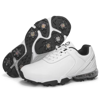 Новые мужские кроссовки для гольфа с шипами, удобная обувь для гольфистов, роскошные кроссовки для ходьбы