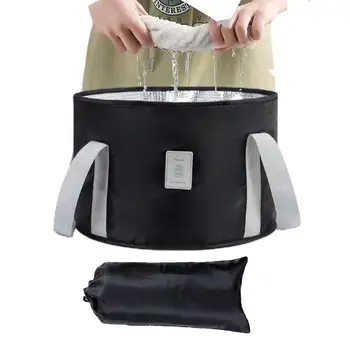 Изолирующая сумка для замачивания ног Открытый тазик Складная ванночка для замачивания ног Портативный спа-центр для ног Домашний педикюрный тазик на открытом воздухе