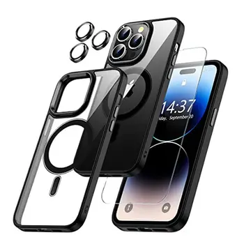 ZSHOW Роскошный Магнитный Чехол Для Iphone 13 14 Pro Max MagSafe Противоударный С Защитной крышкой Объектива Для Apple 13 14 Pro Max Plus Case