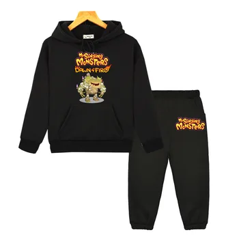 My Singing Monsters Милый комплект толстовок толстовка Аниме толстовка одежда для мальчиков и девочек детская бутик-одежда Флисовая детская одежда