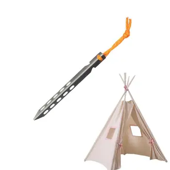 Колья для кемпинга 16 см, защищающие от ветра, Легкие титановые гвозди с тросами, принадлежности для наружной палатки, колья для палатки Для