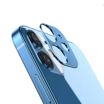 Защита объектива камеры для iPhone 11 12 Pro Max, алюминиевый чехол для камеры с кольцевым покрытием Для iPhone 11 Pro Max 12, защита кольца