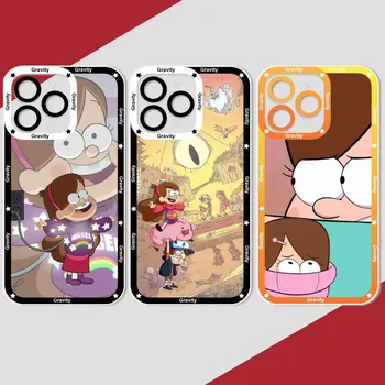 Чехол для телефона из комиксов и аниме Gravity Falls Чехол для телефона для iPhone 11 12 13 Mini Pro Max 14 Pro Max Case Shell Funda Cover