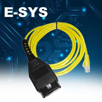 Горячий кабель интерфейса Ethernet-OBD, высокопроизводительное кодирование серии F Для диагностического сканера кодов неисправностей ENET 2M, Быстрая доставка