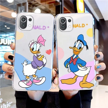 Прозрачный Чехол Для Телефона Donald Daisy Duck Love Для Xiaomi Mi 13 12T 12S 12X 12 11 11T 11i 10T 10 9 Pro Lite Ultra 5G