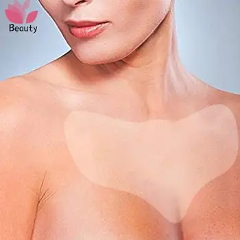 Силиконовый Прозрачный Пластырь для удаления Многоразовых накладок на грудь против морщин Уход за кожей лица Антивозрастная Подтяжка груди Пластырь для груди Плоть