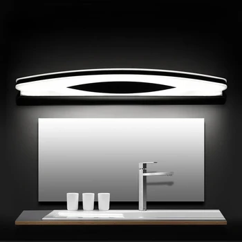 Светодиодная Зеркальная лампа Настенная Лампада AC90-260V 39см 54см 70см 80см Косметическая Акриловая Лампа для зеркала в ванной комнате в помещении
