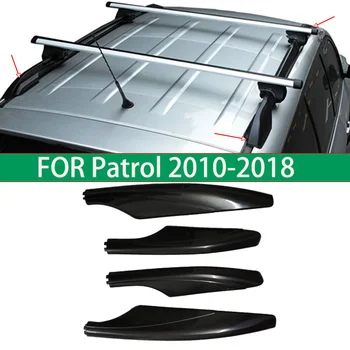 НОВАЯ Передняя Задняя крышка багажника черного цвета, Защитная планка багажника на крыше для Nissan Patrol Y62 2010-15 2016 2017