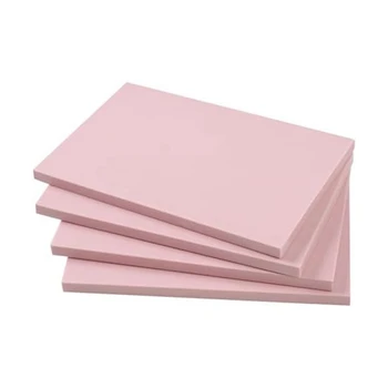 Набор для изготовления штампов на линолеуме с розовой резиновой гравировкой размером 15 х 10 см из 4 частей для печати, простой в использовании