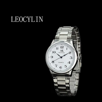 Бренд LEOCYLIN Shanghai для мужчин, кварцевые часы, модная простота для женщин, наручные часы, водонепроницаемый календарь Relogio Masculino
