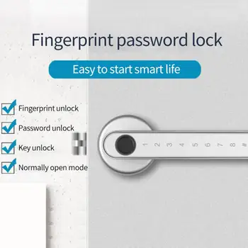 TTlock Умный дверной замок с паролем по отпечатку пальца Поддержка блокировки ручки Bluetooth Приложение дистанционного управления Работа с TTlock Gateway G2