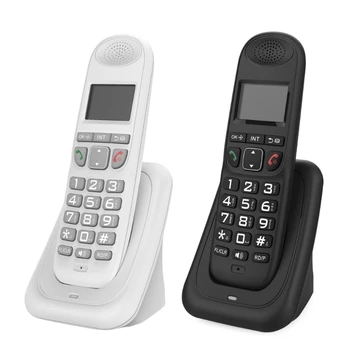 Профессиональный беспроводной стационарный телефон D1003 с дисплеем вызывающего абонента на нескольких языках Прямая поставка