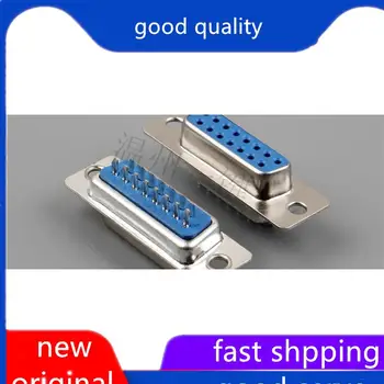 10 шт. оригинальных новых 2 ряда синих резиновых сварочных заглушек DB15 с пластиковым корпусом на 180 градусов разъемы последовательного порта VGA