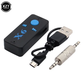 Автомобильный комплект 4.1 Беспроводной USB-приемник аудиоадаптер 3,5 мм Разъем AUX TF Card Reader Микрофон Поддержка громкой связи