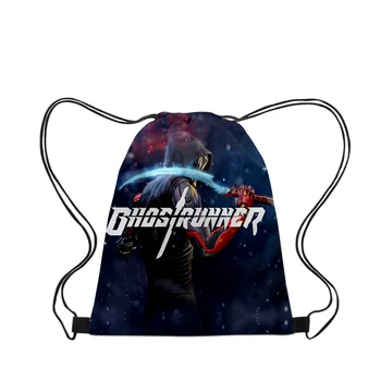 Ghostrunner 2023 Новые игровые сумки Тканевая холщовая сумка на шнурке Женские Мужские сумки для отдыха