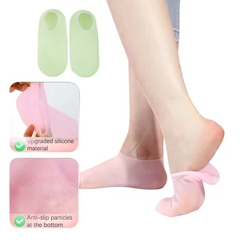 Носки Отшелушивающие Увлажняющие Носки для защиты подошв от сухих трещин Отшелушивающие Силиконовые носки для ухода за кожей ног Эластичные носки