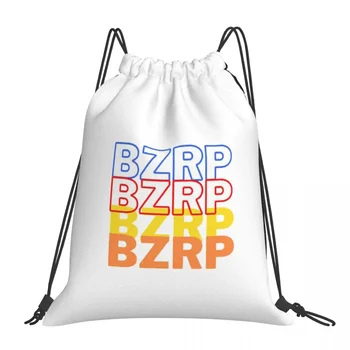Рюкзаки Bizarrap BZRP, повседневные портативные сумки на шнурке, сумка для обуви с завязками, сумка для книг для мужчин и женщин, студентов