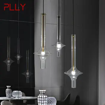 Подвесной светильник в скандинавском стиле, современный стеклянный дизайн, просто креативные подвесные светодиодные светильники для дома, спальни