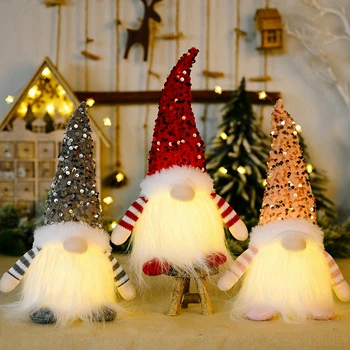 Рождественские Куклы Украшения Рождественский Декор Для Дома 2023 Рождественская Елка Украшения Navidad Natal Kerst Natal Счастливые Новогодние Подарки 2024