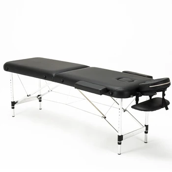 Складная косметичка Профессиональные портативные столы для спа-массажа Легкая складываемая с сумкой мебель для салона из алюминиевого сплава