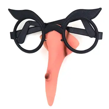 Забавные очки с ведьминым носом для взрослых на Хэллоуин, реквизит для фотосессии, Свадебные украшения, украшения для фотосессии, украшения для вечеринки по случаю дня рождения