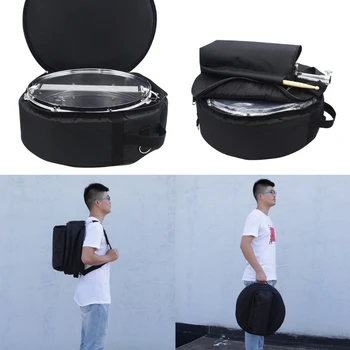 Мягкий чехол для барабана, водонепроницаемая сумка для барабана, рюкзак для переноски барабана с плечевым ремнем и ручкой для переноски, портативные пылезащитные сумки для барабана.