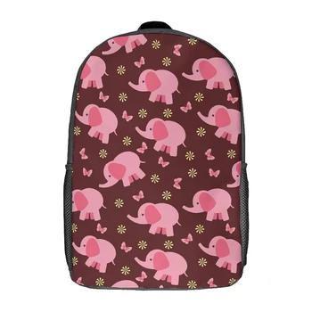 Школьный рюкзак с мультяшным слоном, школьные сумки с милыми животными для учащихся начальной школы, мальчиков и девочек, 16 дюймов, спортивная дорожная сумка для пикника