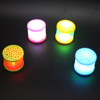 Светодиодные пружинки с подсветкой, игрушки для детей, детские мигающие, светящиеся в темноте Светящиеся украшения, светодиодные принадлежности для вечеринок