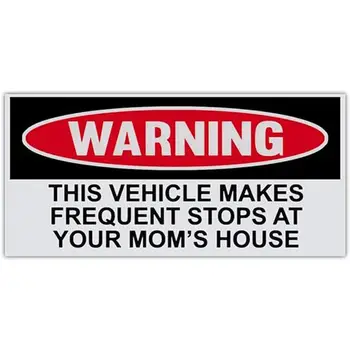 Предупреждающие Автомобильные Наклейки Забавные Предупреждающие Наклейки на бампер Водонепроницаемые Забавные Наклейки на Бампер Забавные автомобильные Наклейки Аксессуары