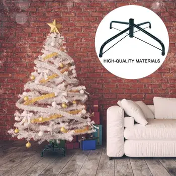 Подставка для рождественской елки, Складная искусственная елка, Металлический кронштейн, Переносной прочный держатель для елки, Аксессуары для рождественской елки